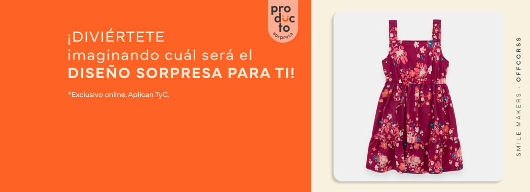 Producto con diseño sorpresa